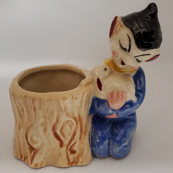 Vintage 1950s/60s Ceramic Pixie Toothpick … - Picture 1 of 5